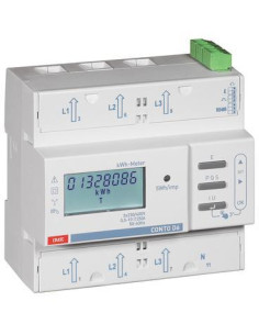 Legrand Трифазен мерител за ДИРЕКТНО мерене на ел. енергия Conto D6-Pd, Modbus, 2 тарифи, за DIN монтаж 6 мод, 125A, IME - CE6DT