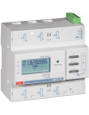 Legrand Трифазен електромер за ДИРЕКТНО мерене на ел. енергия Conto D6-Pd, импулсен изход, 2 тарифи, за DIN монтаж 6 мод, 125A, 