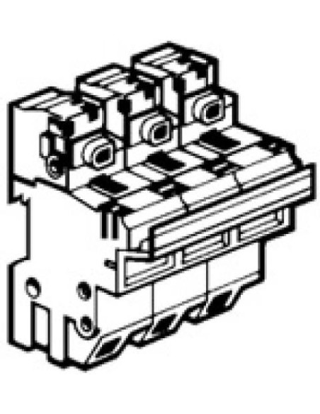 Разединител стопяем предпазител 3P 22X58 mm 6мод. Legrand