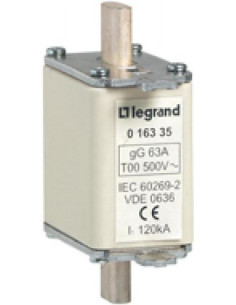Legrand Стопяем ножов предпазител тип gG 160А размер 00 - 016355 - Цена | LEDs4economy