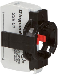 Legrand Основа 1х с контактен блок 1NC Ø22mm Osmoz - 022961 - Цена | LEDs4economy