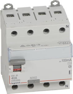 Legrand ДТЗ 4P 40A 100mА серия DX3 ID тип AC - 411713 - Цена | LEDs4economy