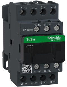 SE Контактор TeSys D 4P 4NO (25A AC-1) 230V 50/60Hz - LC1DT25P7 - Цена | LEDs4economy