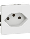 Legrand Контакт Swiss стандарт 2P+E 10A 2 мод. цвят бял Mosaic - 077506 - Цена | LEDs4economy