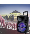 V-TAC 35W Преносима Колона Тип "Куфар" с Микрофон RF Контрол 12 inch RGB - 7737 - 3
