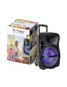 V-TAC 35W Преносима Колона Тип "Куфар" с Микрофон RF Контрол 12 inch RGB - 7737 - 7