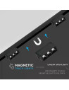 V-TAC 3x1W Магнитен Линеен Спот 4000K Черен 24V - 7961 - 8