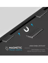 V-TAC 10x2W Магнитен Линеен Спот Кардан 4000K Черен 24V - 7965 - 6
