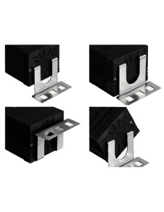 BACHMANN Разклонител ЧЕРЕН 4x2P+E с кабел 2 метра / 3x1.5мм2 CONNECT LINE, - B420.0017 - Цена | LEDs4economy 2