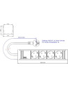 BACHMANN Разклонител ЧЕРЕН 4x2P+E с кабел 2 метра / 3x1.5мм2 CONNECT LINE,  - B420.0017 - 3