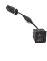 BACHMANN Модул CM с USB A+C (за зареждане), с кабел 0.2м, цвят Черен,  - B917.227 - 2