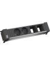 BACHMANN Модул за POWER FRAME 4M с 2х Шуко и 2х празни модула, цвят Черен, - B916.1000 - Цена | LEDs4economy