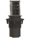 BACHMANN Модул ELEVATOR с 1х Шуко и 2x Евро, с кабел 2м, цвят Инокс, - B928.003 - Цена | LEDs4economy