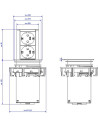 BACHMANN Модул ELEVATOR с 2х Шуко, с кабел 2м, цвят Черен,  - B928.0024 - 5