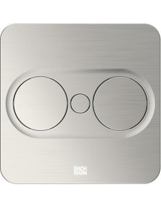 BACHMANN Модул TWIST 2 КВАДРАТЕН с 1х Шуко и USB тип A+C, с кабел 2м, цвят Инокс, - B946.005 - Цена | LEDs4economy 2