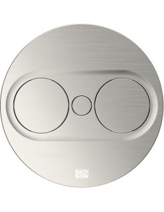 BACHMANN Модул TWIST 2 КРЪГЪЛ с 1х Шуко и USB тип A+C, с кабел 2м, цвят Инокс, - B946.004 - Цена | LEDs4economy 2