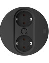 BACHMANN Модул TWIST 2 КРЪГЪЛ с 2х Шуко, с кабел 2м, цвят Черен,  - B946.100 - 4