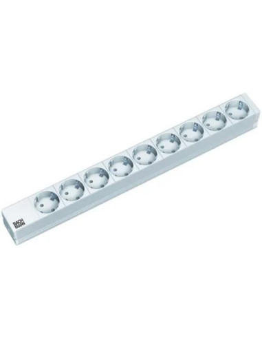 BACHMANN Разклонител PDU 19" 1U 9x ШУКО, кабел 2м и щепсел 