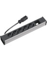 BACHMANN Модул за CONI 6M с 5х Шуко и 1х празен модул, цвят Черен, - B912.008 - Цена | LEDs4economy