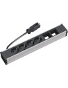 BACHMANN Модул за CONI 6M с 4х Шуко и 2х празни модула, цвят Черен, - B912.007 - Цена | LEDs4economy