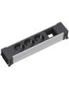 BACHMANN Модул за TOP FRAME или CONFERENCE 4M с 3х Шуко и 1х празен модул, цвят Черен, - B909.004 - Цена | LEDs4economy