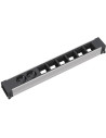 BACHMANN Модул за TOP FRAME или CONFERENCE 8M с 2х Шуко и 6х празни модула, цвят Черен, - B909.005 - Цена | LEDs4economy