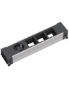 BACHMANN Модул за TOP FRAME или CONFERENCE 4M с 1х Шуко и 3х празни модула, цвят Черен, - B909.002 - Цена | LEDs4economy