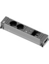 BACHMANN Модул за TOP FRAME или CONFERENCE 4M с 2х Шуко, USB тип A+A и 1х празен модул, цвят Черен, - B909.0056 - Цена | LEDs4ec