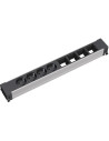 BACHMANN Модул за TOP FRAME или CONFERENCE 8M с 4х Шуко и 4х празни модула, цвят Черен, - B909.007 - Цена | LEDs4economy