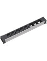 BACHMANN Модул за TOP FRAME или CONFERENCE 8M с 5х Шуко и 3х празни модула, цвят Черен, - B909.008 - Цена | LEDs4economy