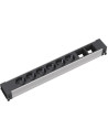 BACHMANN Модул за TOP FRAME или CONFERENCE 8M с 6х Шуко и 2х празни модула, цвят Черен, - B909.009 - Цена | LEDs4economy