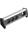 BACHMANN Модул DESK 1 с 3х Шуко и 1х празен модул, цвят Черен,  - B902.000 - 4