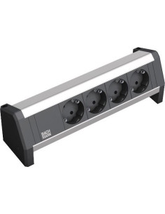 BACHMANN Модул DESK 1 с 4х Шуко, с кабел 3м, цвят Черен, - B339.1000 - Цена | LEDs4economy