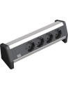 BACHMANN Модул DESK 1 с 4х Шуко, с кабел 3м, цвят Черен,  - B339.1000 - 3