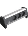 BACHMANN Модул DESK 1 с 3х Шуко, цвят Черен,  - B902.0048 - 3