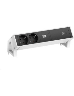BACHMANN Модул DESK 2 с 2х Шуко и USB тип C Power Delivery 60W, цвят Инокс, - B902.903 - Цена | LEDs4economy
