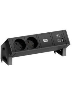 BACHMANN Модул DESK 2 с 2х Шуко и USB тип A+C, цвят Черен, - B902.962 - Цена | LEDs4economy