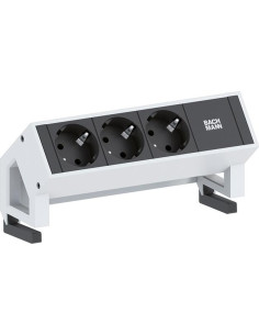 BACHMANN Модул DESK 2 с 3х Шуко, цвят Бял, - B902.2048 - Цена | LEDs4economy