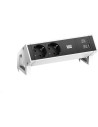 BACHMANN Модул DESK 2 с 2х Шуко и USB тип A+C, цвят Бял, - B902.932 - Цена | LEDs4economy