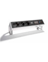 BACHMANN Модул DESK 2 с 3х Шуко, 2xRJ45 Cat.6, USB 3.0 и HDMI, цвят Бял, - B902.302 - Цена | LEDs4economy