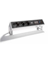 BACHMANN Модул DESK 2 с 3х Шуко, 2xRJ45 Cat.6, USB 3.0 и HDMI, цвят Инокс, - B902.502 - Цена | LEDs4economy