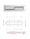 BACHMANN Метален капак CONI DUO 2x6M, цвят Бял,  - B911.029 - 5
