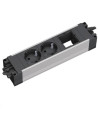 BACHMANN Модул STEP с 2х Шуко и 1х празен модул, цвят Черен, - B906.09528 - Цена | LEDs4economy