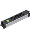 BACHMANN Модул STEP с 3х Шуко и ключ, цвят Черен, - B906.18801 - Цена | LEDs4economy