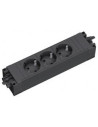 BACHMANN Модул STEP BASE с 3х Шуко, цвят Черен, - B906.18818 - Цена | LEDs4economy
