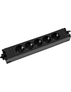 BACHMANN Модул STEP BASE с 5х Шуко, цвят Черен, - B906.18821 - Цена | LEDs4economy