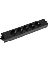 BACHMANN Модул STEP BASE с 5х Шуко, цвят Черен, - B906.18821 - Цена | LEDs4economy