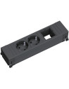 BACHMANN Модул за POWER FRAME PVC 3M с 2х Шуко и 1х празен модул, цвят Черен, - B916.060 - Цена | LEDs4economy