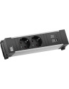 BACHMANN Модул за POWER FRAME 3M с 2х Шуко и USB тип A+C, цвят Черен, - B916.501 - Цена | LEDs4economy