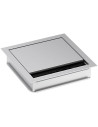 BACHMANN Мебелен громет LOOP SQUARE 120x120мм, цвят Сребро, - B930.310 - Цена | LEDs4economy
